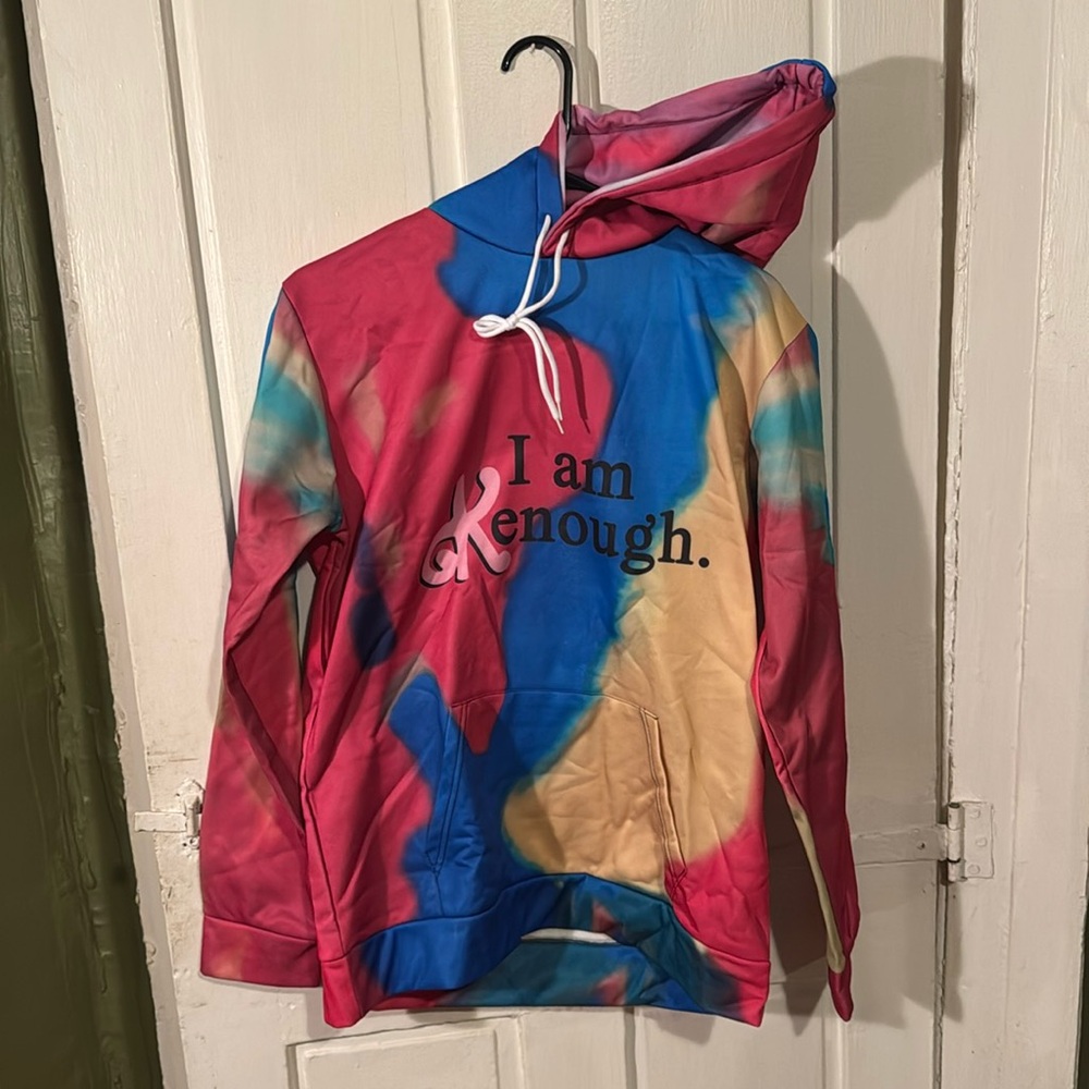 Men’s I am Ken Enough hooded sweatshirt size M